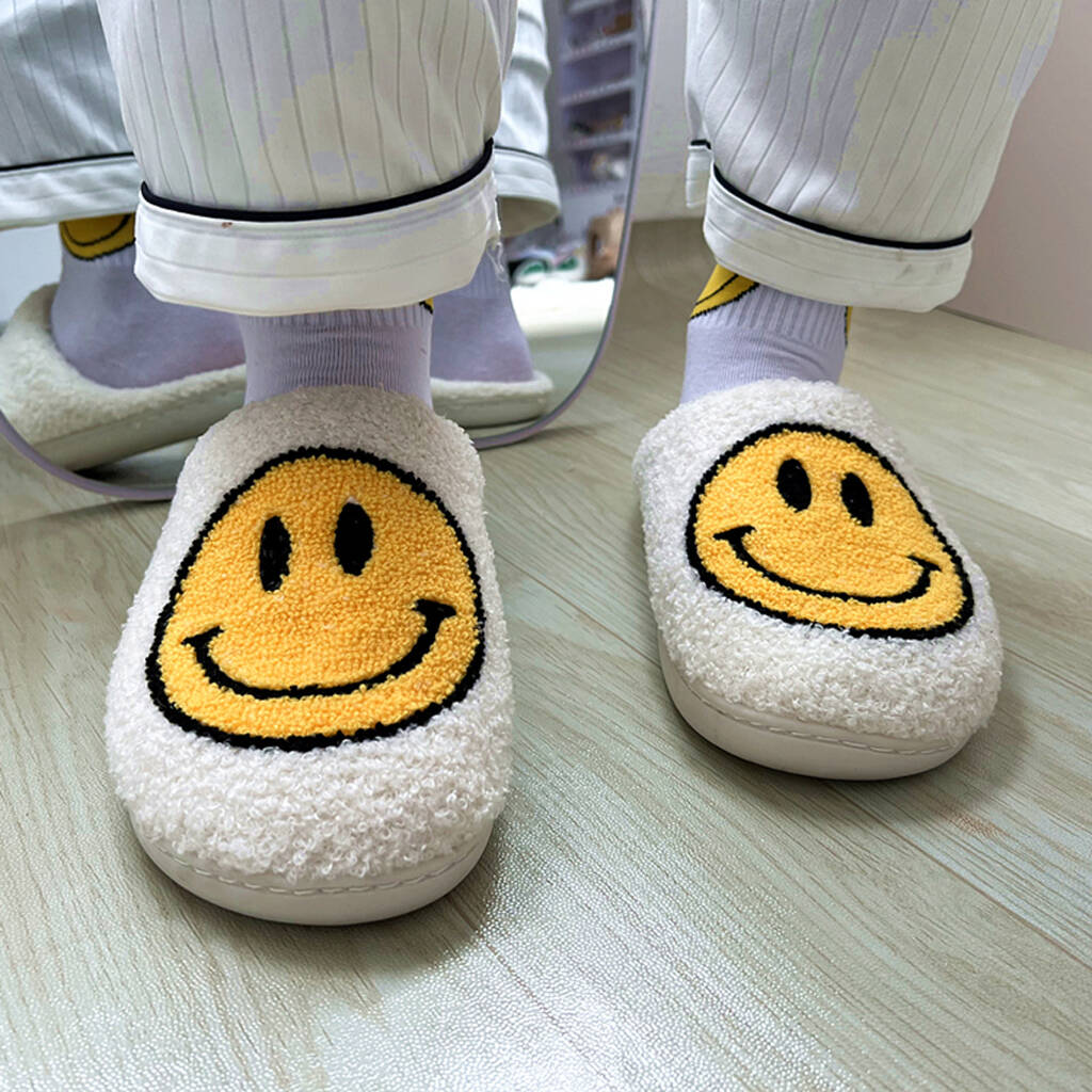 Smiley Face Slippers