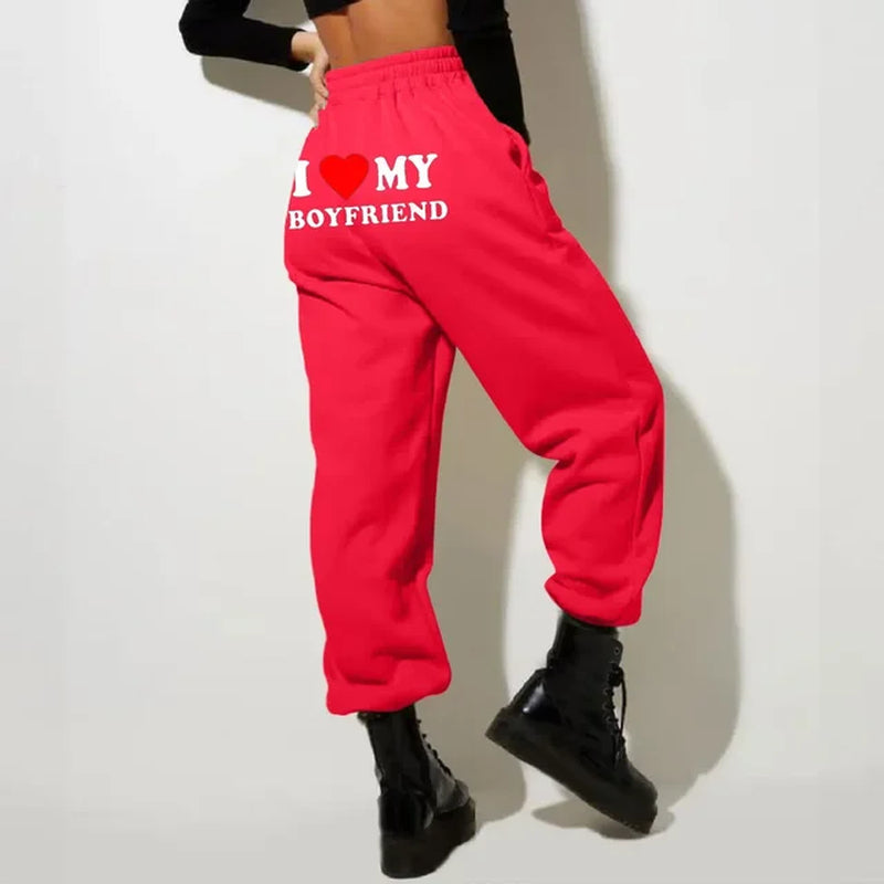 I Love My Boyfriend Sweatpants – Mauveja